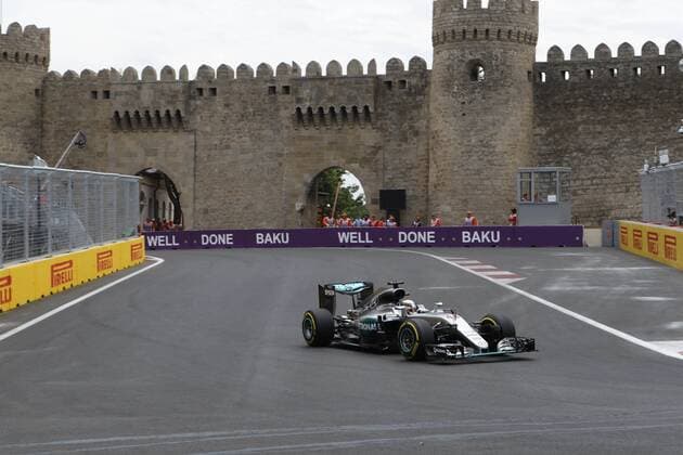 European Grand Prix, Baku 16 - 19 June 2016 Lewis Hamilton (GBR) Mercedes AMG F1 W07 Hybrid 