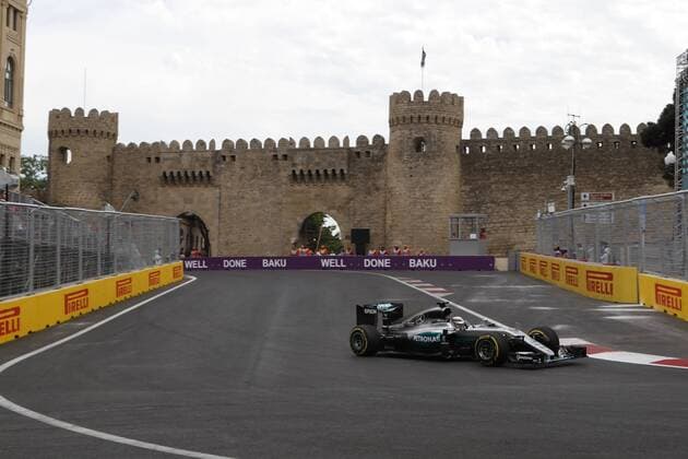 European Grand Prix, Baku 16 - 19 June 2016 Lewis Hamilton (GBR) Mercedes AMG F1 W07 Hybrid 