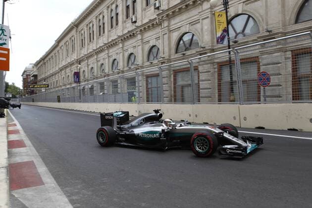 European Grand Prix, Baku 16 - 19 June 2016 Lewis Hamilton (GBR) Mercedes AMG F1 W07 Hybrid 