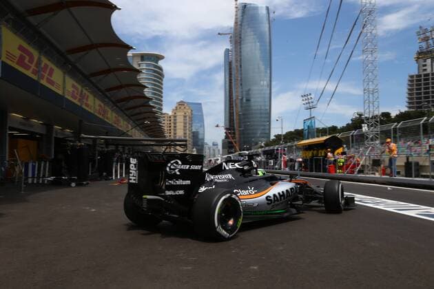 European Grand Prix, Baku 16 - 19 June 2016 Nico Hulkenberg (GER) Sahara Force India F1 VJM09 