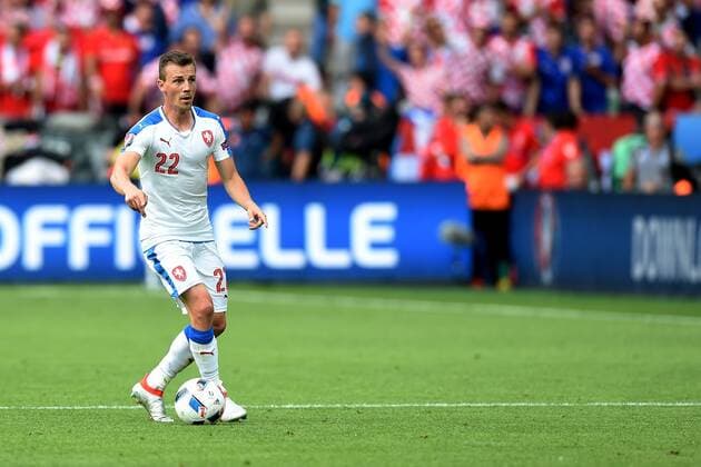 Fussball, Herren, Saison 2015 16, EM 2016 in Frankreich, Gruppe D (2. Spieltag) in Saint-Etienne, Tschechien - Kroatien, Vladimir Darida (Nr. 22, Tschechien), 17.06.2016,