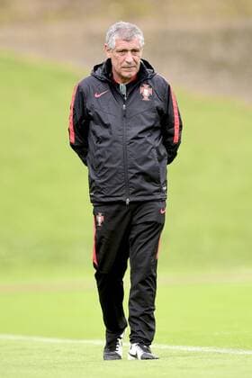 EURO 2016, Portugal Training Fernando Santos (Por) - coach FOOTBALL : Training Nationalteam Portugal - UEFA EURO EM Europameisterschaft Fussball 2016 - Marcoussis - 17 06 2016 JBAutissier Panoramic 
