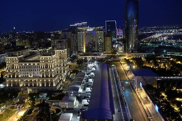 Atmosphere before Europe F1 GP at Baku circuit. xRUBIOx  RV RACING PRESS
