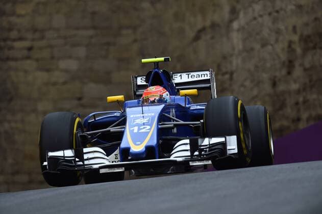 Felipe Nasr, Sauber, F1 Team, formula 1 GP, Europa in Baku Aserbaidschan 17.06.2016 Photo:mspb Jerry Andre Felipe Nasr, formula 1 GP, Aserbaidschan
