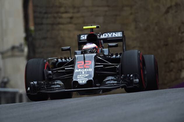 Jenson Button, McLaren Honda, formula 1 GP, Europa in Baku Aserbaidschan 17.06.2016 Photo:mspb Jerry Andre Jenson Button, formula 1 GP, Aserbaidschan