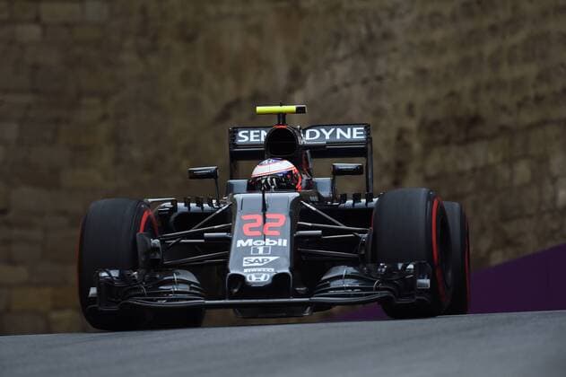 Jenson Button, McLaren Honda, formula 1 GP, Europa in Baku Aserbaidschan 17.06.2016 Photo:mspb Jerry Andre Jenson Button, formula 1 GP, Aserbaidschan
