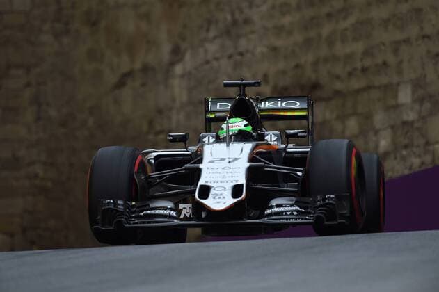 Niko Huelkenberg, Sahara Force India F1, Europa in Baku Aserbaidschan 17.06.2016 Photo:mspb Jerry Andre Niko Huelkenberg, formula 1 GP, Aserbaidschan