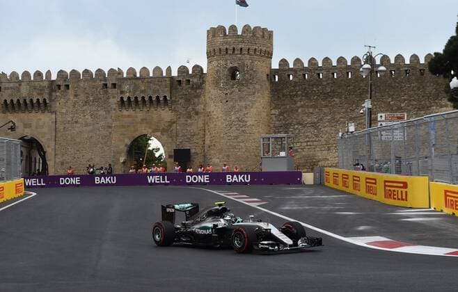 Nico Rosberg; Mercedes Grand Prix, formula 1 GP, Europa in Baku Aserbaidschan 17.06.2016 Photo:mspb Jerry Andre Nico Rosberg; formula 1 GP, Aserbaidschan