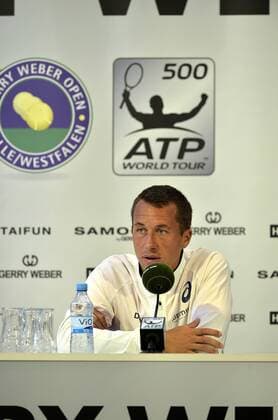 17-06-2015 pmk MY124863 Tennis Herren Gerry-Weber-Open 2016 Halle Westf Pressekonferenz Philipp KOHLSCHREIBER -GER-