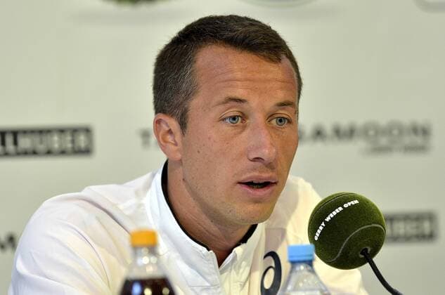 17-06-2015 pmk MY124864 Tennis Herren Gerry-Weber-Open 2016 Halle Westf Pressekonferenz Philipp KOHLSCHREIBER -GER-
