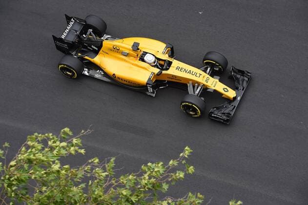 Kevin Magnussen. Renault, F1 Team, formula 1 GP, Europa in Baku Aserbaidschan 18.06.2016 Photo:mspb Jerry Andre Kevin Magnussen, formula 1 GP, Aserbaidschan