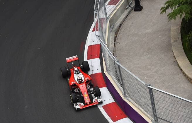 Sebastian Vettel, Scuderia Ferrari, formula 1 GP, Europa in Baku Aserbaidschan 18.06.2016 Photo:mspb Jerry Andre Sebastian Vettel, formula 1 GP, Aserbaidschan