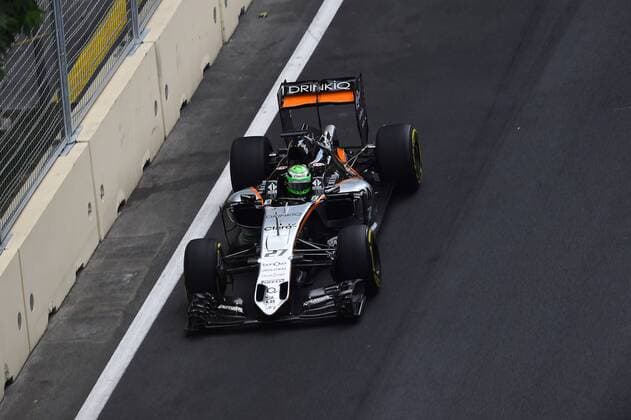 Niko Huelkenberg, Sahara Force India F1, Europa in Baku Aserbaidschan 18.06.2016 Photo:mspb Jerry Andre Niko Huelkenberg, formula 1 GP, Aserbaidschan