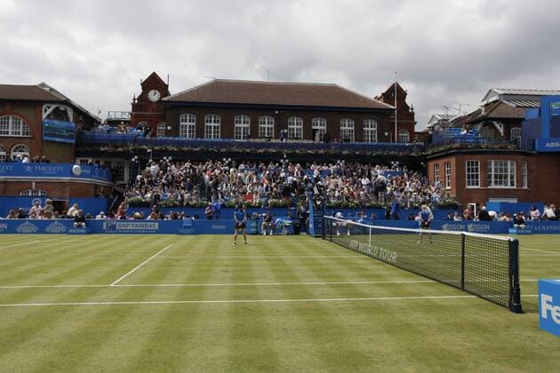 Tennis, ATP-Turnier im Queens Club, Murray - Cilic 17.06.2016. Queens Club, London, England. Aegon Queens Tennis Championships Day Five. General views of the Centre Court at Queen s Club today during the quarter final matches. xAlanxMartinx  ActionPlus11750985