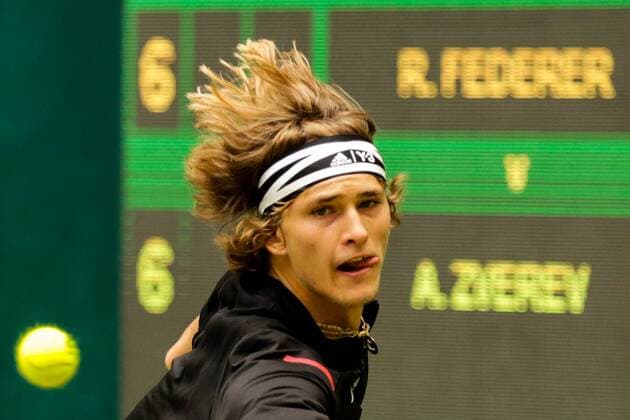 Bilder des Tages - SPORT GER, ATP Tennis Herren Gerry Weber Open, Halbfinale 18.06.2016, ATP, Gerry Weber Stadion, Halle in Westfalen, GER, Gerry Weber Open, Halbfinale, im Bild Alexander Zverev Foto nordphotox xRauch