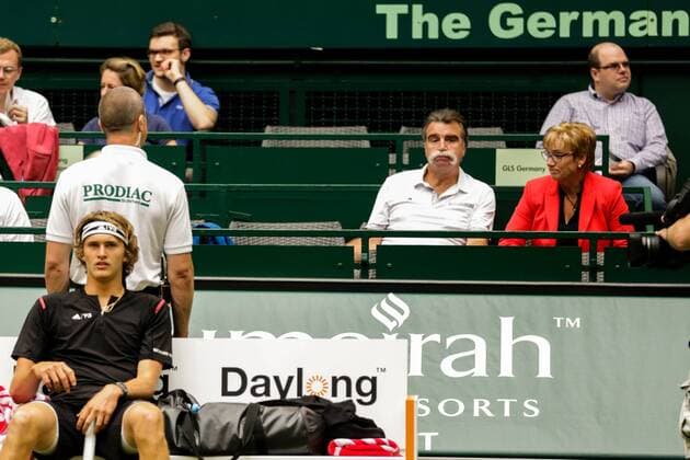 GER, ATP Tennis Herren Gerry Weber Open, Halbfinale 18.06.2016, ATP, Gerry Weber Stadion, Halle in Westfalen, GER, Gerry Weber Open, Halbfinale, im Bild in der Loge sitzt Heiner Brand nordphotox xRauch