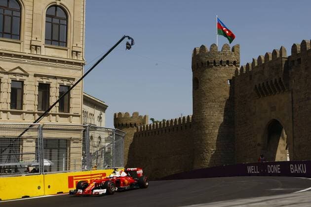 European Grand Prix, Baku 16 - 19 June 2016 Sebastian Vettel (GER) Ferrari SF16-H 