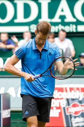 GER, ATP Tennis Herren Gerry Weber Open, Halbfinale 18.06.2016, ATP, Gerry Weber Stadion, Halle in Westfalen, GER, Gerry Weber Open, Halbfinale, im Bild Florian Mayer nordphotox xRauch