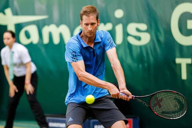 GER, ATP Tennis Herren Gerry Weber Open, Halbfinale 18.06.2016, ATP, Gerry Weber Stadion, Halle in Westfalen, GER, Gerry Weber Open, Halbfinale, im Bild Florian Mayer nordphotox xRauch