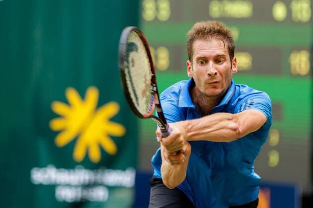 GER, ATP Tennis Herren Gerry Weber Open, Halbfinale 18.06.2016, ATP, Gerry Weber Stadion, Halle in Westfalen, GER, Gerry Weber Open, Halbfinale, im Bild Florian Mayer nordphotox xRauch