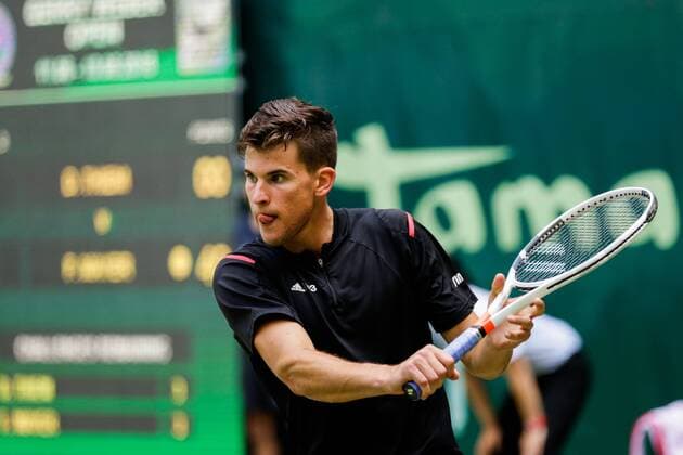 GER, ATP Tennis Herren Gerry Weber Open, Halbfinale 18.06.2016, ATP, Gerry Weber Stadion, Halle in Westfalen, GER, Gerry Weber Open, Halbfinale, im Bild Dominic Thiem nordphotox xRauch