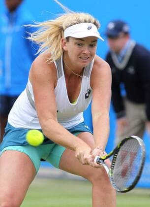 TENNIS - WTA Tennis Damen Aegon Classic BIRMINGHAM,ENGLAND,18.JUN.16 - TENNIS - WTA Tour, Aegon Classic. Image shows Coco Vandeweghe (USA). GEPAxpictures xAlanxGrieves