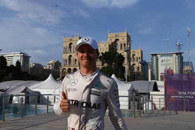 European Grand Prix, Baku 16 - 19 June 2016 Qualifying Nico Rosberg (GER) Mercedes AMG F1 W07 Hybrid 