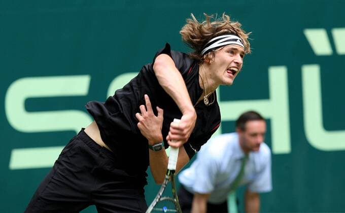 Alexander zverev win his match 1 2 finale Halle TENNIS : Gerry Weber Open - Tournoi de Halle - 18 06 2016 Photonews Panoramic 