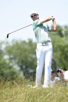 18 June 2016: Zach Johnson (USA) plays his shot from the 18th tee during the second round of the US Open at Oakmont Country Club in Pittsburgh, Pa. GOLF: JUN 18 PGA Golf Herren - US Open - Second Round Icon4391606182009 EDITORIAL USE ONLY