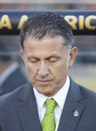 June 18, 2016 - Santa Clara, California, U.S - Juan Carlos Osorio, coach of Mexico during their quarterfinal match against Chile in the Copa America Centenario 2016 football tournament held at Levis Stadium in Santa Clara, California on Saturday June 18, 2016. Chile defeats Mexico 7-0. Mexico vs. Chile - ZUMAp124
