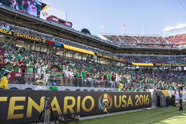 June 18, 2016: A lot of green in the stands at the Copa Centenario quarter final match between Mexico and Chile held at Levi s Stadium in Santa Clara CA. Final score MEX- 0, CHI- 7.(Photo by Allan Hamilton ICON Sportswire) SOCCER: JUN 18 Copa America Centenario - Quarterfinal - Mexico v Chile Icon16061813 EDITORIAL USE ONLY