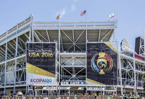 June 18, 2016: Levi s Stadium before the Copa Centenario quarter final match between Mexico and Chile held at Levi s Stadium in Santa Clara CA.(Photo by Allan Hamilton ICON Sportswire) SOCCER: JUN 18 Copa America Centenario - Quarterfinal - Mexico v Chile Icon16061802 EDITORIAL USE ONLY