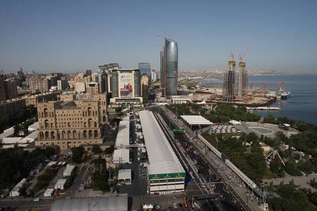 Formel 1, GP Baku European Grand Prix, Baku 16 - 19 June 2016 Start 