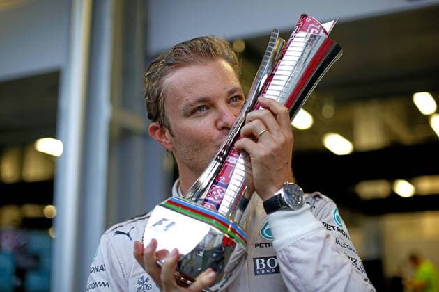Themen der Woche - Sport Bilder des Tages - SPORT Formel 1, Rosberg gewinnt GP Baku Nico Rosberg. Grand Prix of Europe race at Baku circuit. In this picture, Nico Rosberg. xRUBIOx  RV RACING PRESS