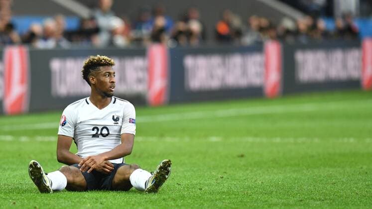 EURO 2016, Schweiz - Frankreich Fussball, Herren, Saison 2015 16, EM 2016 in Frankreich, Gruppe A (3. Spieltag) in Lille, Schweiz - Frankreich, Kingsley Coman (Nr. 20, Frankreich), 19.06.2016,