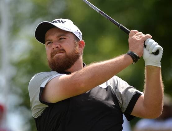 Shane Lowry of England tees off on the first hole in the final round at the U.S. Open at Oakmont Country Club near Pittsburgh, Pennsylvania on June 19, 2016.  OAK20160619802 KEVINxDIETSCH