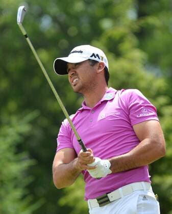 Jason Day of Australia tees off on the first hole in the final round at the U.S. Open at Oakmont Country Club near Pittsburgh, Pennsylvania on June 19, 2016.  OAK20160619803 KEVINxDIETSCH