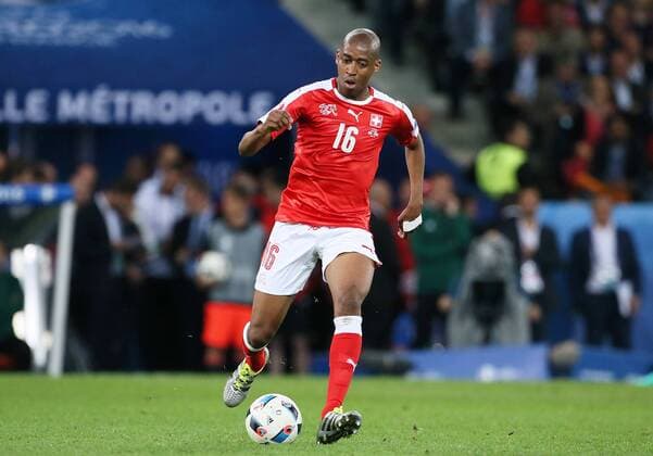 Gelson Fernandes Einzelbild Aktion Freisteller Ganzkoerper Ganzkörper Fußball Fussball UEFA Europameisterschaft Euro EM 19.06.2016 Nationalmannschaft Schweiz vs. Frankreich Lille Stade Pierre-Mauroy