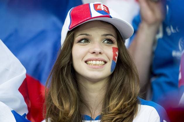 June 20, 2016 - Saint-Etienne, France - Slovak fan pictured before the UEFA EURO EM Europameisterschaft Fussball 2016 Group B match between Slovakia and England at Stade Geoffroy Guichard in Saint-Etienne, France on June 20, 2016 Slovakia v England - Group B: UEFA Euro 2016  - ZUMAn230