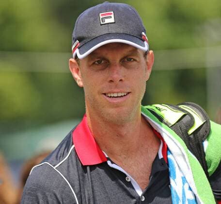 21.06.2016. Nottingham Tennis Centre, Nottingham, England. Aegon Open Mens ATP Tennis Herren Tennis. Sam Querrey of USA after his victory over Ernesto Escobedo of USA in two sets 6-4 and 6-4 xDavidxKissmanx  ActionPlus11752781