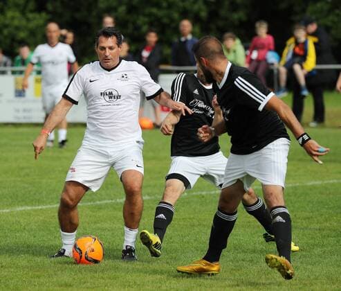 Benefizspiel Deutschland, Kirrweiler, 12.06.2016, Fussball, Benefizspiel, HeintziÂ s & Stulins Friends - Auswahl Herta Kirrweiler SV Edenkoben: li. Alois Schwartz.