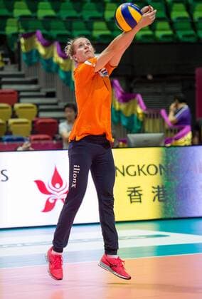 June 22, 2016 - Hong Kong, Hong Kong SAR, China - The Netherlands women team Captain MARET BALKESTEIN-GROTHUES press conference PK Pressekonferenz for FIVB Volleyball World Grand Prix at the Hong Kong Coliseum in Hung Hom. The four women teams, Germany,China,The Netherlands and USA meet the press ahead of the 3 day competition. FIVB Volleyball World Grand Prix - ZUMAr144