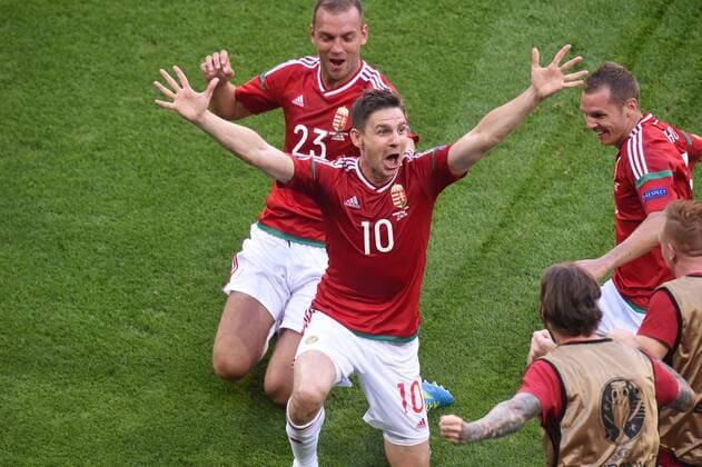 Zoltan Gera (Ungarn) Fussball : Ungarn vs Portugal - UEFA EURO EM Europameisterschaft Fussball 2016 Nationalteam - Lyon - 22 06 2016 FredericChambert Panoramic 