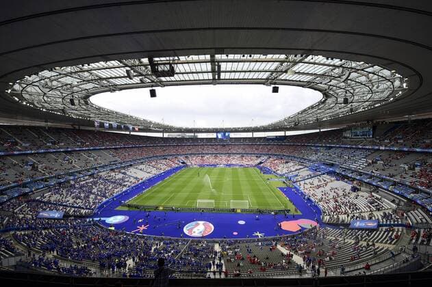 stade de france - Fussball, Island vs. Österreich - UEFA EURO EM Europameisterschaft, Länderspiel Nationalteam, Fussball 2016 - Saint Denis - 22 06 2016 JBAutissier Panoramic 