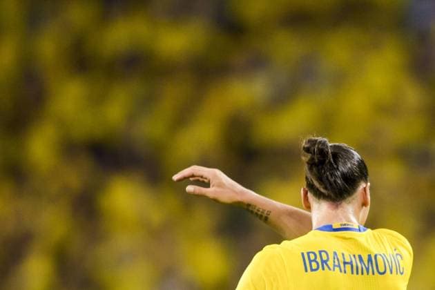 Themen der Woche - Sport 160622 Zlatan Ibrahimovic - Fussball Nationalteam - Schweden - Belgien -- Euro EM 22.06.2016 in Nizza  Copyright: JOHANNAxLUNDBERG BB160622JL086