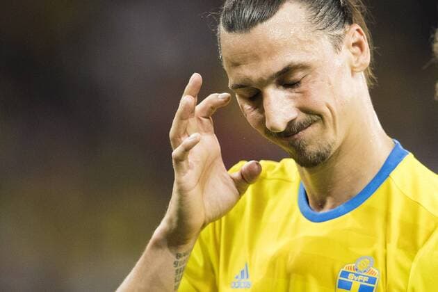 Schweden s Zlatan Ibrahimovic enttäuscht - Nizza, Fussball EM, Euro 2016, Nationalteam Länderspiel, Schweden vs. Belgien.  Copyright: JOHANNAxLUNDBERG BB160622JL133