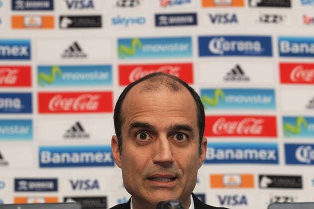 Secretary General of the Mexican Soccer Federation Guillermo Cantu delivers a presser at the Center of High Performance, Mexico City, Mexico, 23 June 2016, where he announced Juan Carlos Osorio will continue as coach of the Mexican soccer team. JUAN CARLOS OSORIO WILL CONTINUE AS MEXICO S COACH !ACHTUNG: NUR REDAKTIONELLE NUTZUNG!  MEX001 20160623-636023093421160927