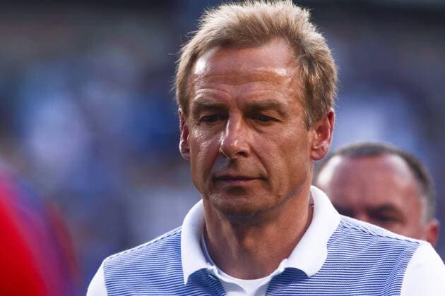 June 11, 2016 - Philadelphia, PA, United States of America - United States Manager JURGEN KLINSMANN leaves the field after the first half of a Copa America Centenario Group A match between the United States and Paraguay Saturday, June. 11, 2016 at Lincoln Financial Field in Philadelphia, PA. SOCCER 2016 - COPA AMERICA CENTENARIO - Jun 11 - United States defeats Paraguay 1-0 - ZUMAs124
