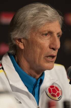 Copa America, Kolumbien PK Head coach of Colombia Jose Pekerman delivers a presser before a training session of the team at Phoenix University in Phoenix, Arizona, United States, 24 June 2016. Colombia will face USA for the second time during their Copa America Centenario third and fourth places qualifying match tomorrow. EFE Gary Williams COLOMBIA PRESSER !ACHTUNG: NUR REDAKTIONELLE NUTZUNG!  GLE004 20160625-636024217436903899