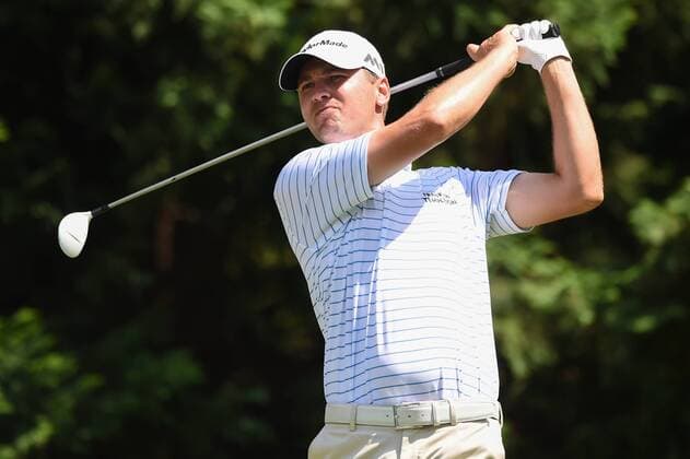 June 25, 2016 - Sean O Hair tees off at hole number five during third round play at the Quicken Loans National at Congressional Country Club in Bethesda MD. PGA Golf Herren 2016: Quicken Loans National JUN 25 - ZUMAcjm_